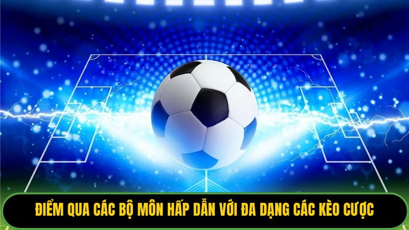 Điểm qua các bộ môn hấp dẫn với đa dạng các kèo cược